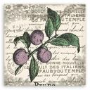 Canvasbillede, vintage blomme