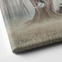 Canvas schilderij schattige bosdieren tussen bomen - Ms Tiff