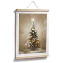 Plakat Treechild - Golden Christmas Tree