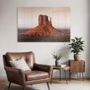 Glasbillede - Klippeformation i Monument Valley - Hugonnard