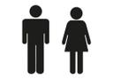 Sticker mural - Personnages pour toilettes 3