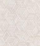 Non-woven tapet i grå 3D-træeffekt Geometrisk 