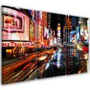 3-delt lærredstryk, Times Square New York