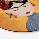 Vægcirkel Treechild - Frida – print på aluminium (Alu-Dibond)