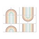 Azulejos Adhesivos Azulejos adhesivos arco iris boho - lote de 12