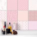 Azulejos Adhesivos Sueños de Niña en rosa - set de 12