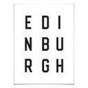 Póster - Tipografía Edimburgo