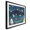 Plakat Rumeventyr med astronauter - Oliver Robins