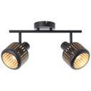 Spotrohr Silvio, gold, 22,5 x 38,5 cm, Metall Lampe