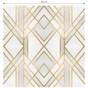 Fredriksson - Art Deco: Tapet med gyldent geometrisk mønster