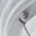 Wand- und Deckenleuchte Sina, grau, 10 x 29 cm, Metall Deckenlampe, dimmbar