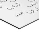 Billede Line Art - Kvindelighedens mangfoldighed - Kerr-Dineen – print på aluminium (Alu-Dibond)