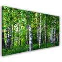 3 stykke lærredstryk, Birch Forest Green