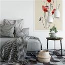 Zelfklevende Poster - Illustrated Poppies