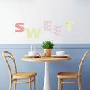 Wallsticker - Alfabet, geometrisk