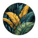 Póster de palmeras de colores - Jaszke - Redondo