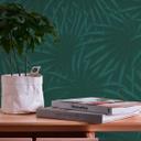 Papel pintado Selva verde oscuro - Papel pintado no tejido con hojas verde