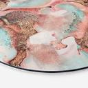 Tableau sur alu-Dibond rond Fredriksson - Golden ink with nuances in rosé