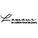 Sticker mural L'amour se cuisine tous les jours