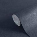 Papel pintado texturizado con aspecto textil azul oscuro - Elegante papel pintado no tejido - Diseño mural moderno