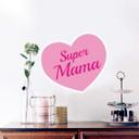 Wallsticker -  Super Mama rosa