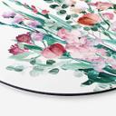 Buket af vilde blomster i foråret - Goed Blauw - rund – print på aluminium (Alu-Dibond)