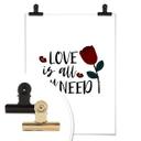 Póster Love is all you need