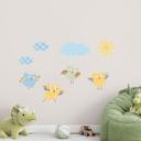 Sticker mural - Set d'animaux rigolos 04