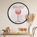 Cóctel Póster - Fritsch - Aperol Spritz- Redondo