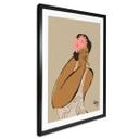 Póster Flores rosas en el pelo - Arty Guava