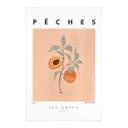 Tekstil plakat Saftige ferskner - Ivy Green Illustration