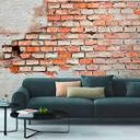MurstensvægBricks2 tapet i beige brun - non-woven tapet Designwalls 2 - 2,55 x 3,5 m