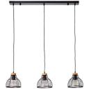 Pendelleuchte Annelie, braun, 120 x 100 cm, Holz Pendellampe