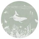 Wallsticker Koralrev og havdyr - En rejse ind i det grønne - Kikki Belle - Round