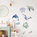 Sticker mural Kvilis - Un monde sous-marin coloré (24 pièces)