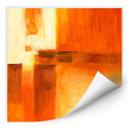 Zelfklevende Poster - Schüßler - Composition in Orange