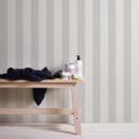 stribetapet beige creme - non-woven tapetkunst A.S. Création - mat og let tekstureret