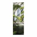 Póster de tela cascada en el bosque - Panorama - Foto