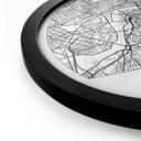 Póster Mapa de la ciudad de Londres - Redondo