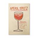 Cuadro de madera Cóctel Fritsch - Aperol Spritz