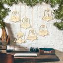 Set de campanas decorativas para árboles (6 piezas) con colgador