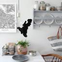 Mapa de decoración acrílica Benelux