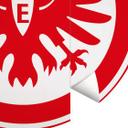 Fototapet - Rundt Eintracht Frankfurt - Crest - vliesetapet/selvklæbende non-woven tapet