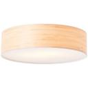 Deckenleuchte Michael, braun, 10 x 38 cm, Holz Deckenlampe, dimmbar