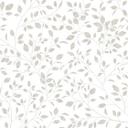 Papel pintado no tejido hojas naturaleza floral mate en blanco grisáceo