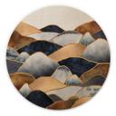Cuadro de madera Fredriksson - Golden Hills - Redondo