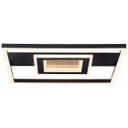 Deckenleuchte Marlies, schwarz, 5 x 37,5 cm, Metall Glitzereffekt