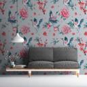 Papel pintado diseño PinkCrane rosa grisáceo - Papel pintado tejido-no tejido Designwalls 2 - 2,55 x 3,5 m