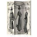 Screen room divider - Kjole 1914, 3-delt
