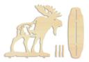 Arte en madera alce 02